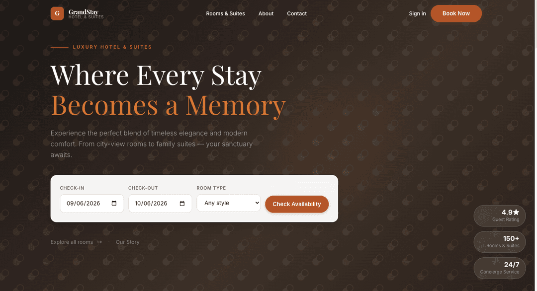 HotelOS screenshot
